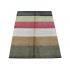 140 X 210 Modern Multi Color Thick Stripes Design Wool Rug
