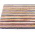 132 X 210 Modern Multi Color Stripes Design Wool Rug