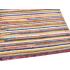 132 X 210 Modern Multi Color Stripes Design Wool Rug