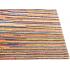 132 X 210 Modern Multi Color Stripes Design Wool Rug