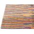 132 X 210 Modern Multi Color Stripes Design Wool Rug