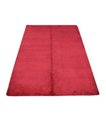 152 X 213 Gorgeous Plain Red Solid Modern Wool Rug