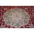 296 Round Shaped Traditional, Persian Tabriz Wool-silk Rug