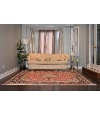 256 X 259 Gorgeous Javad Ghalam Pink, Red & Cream Traditional Rug