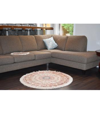 101 Cm Stunning Tabriz, Centre Medallion Design Traditional Round Rug