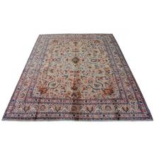 305 x 381 Perfect Handmade Center Medallion Design Persian, Traditional Wool Rug