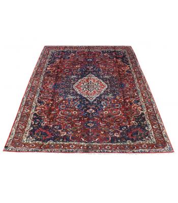 305 X 396 Majestic Double Medallion Lachak Design Traditional, Persian Wool Rug