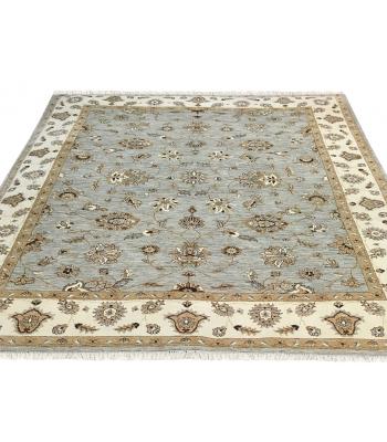 274 x 356 Grey Vegetable Dye Allover Afshari Design Handmade Rug