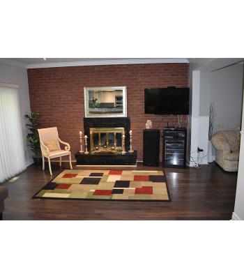 153 X 243  Bold & Beautiful All Over Square Design Modern Rug