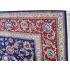 254 X 404 Red Border Navy Blue Background All Over Band Eslimi Design Rug