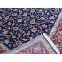 254 X 404 Red Border Navy Blue Background All Over Band Eslimi Design Rug