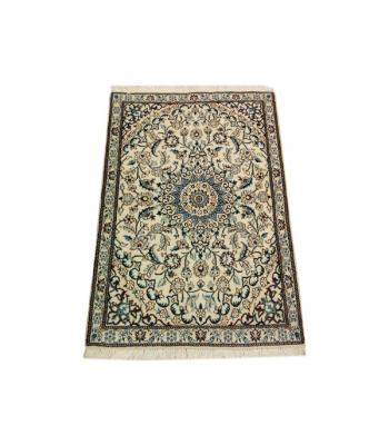 86 x 130 Royal Timeless Medallion Handmade Wool-Silk Rug