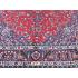 287 x 384 Wool, Handmade Traditional Persian, Center Medallion Design Red, Blue, Brown, Cream, Green Rug