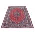 287 x 384 Wool, Handmade Traditional Persian, Center Medallion Design Red, Blue, Brown, Cream, Green Rug