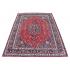 287 x 384 Wool, Handmade Traditional Persian, Center Medallion Design Red, Blue, Brown, Cream, Green Rug