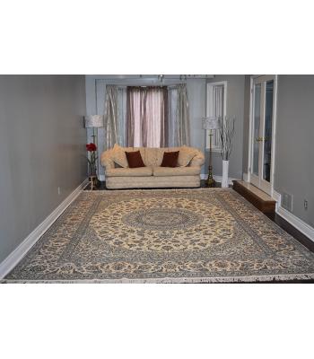 320 X 412 Timeless Persian Centre Medallion Khorsheedee (Sun) Design Traditional Rug