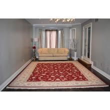 305 X 396 Unique Traditional Tabriz All Over Persian Open Design Wool-silk Rug