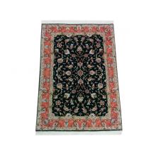 107 x 145 Tabriz Allover Patterned Wool & Silk Handmade Rug