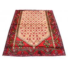 109 X 149 Elegantly Traditional, Persian Turkman Mehrabi Design Wool Rug