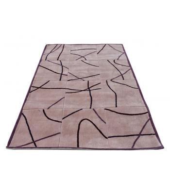 152 x 244 Oriental Modern Royal Tuffted Purple colored Polypropylene Rug