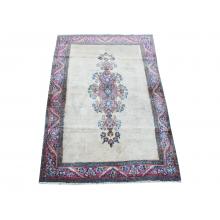 87 X 148 Royal Traditional, Persian, Antique Kerman Handmade Wool Rug