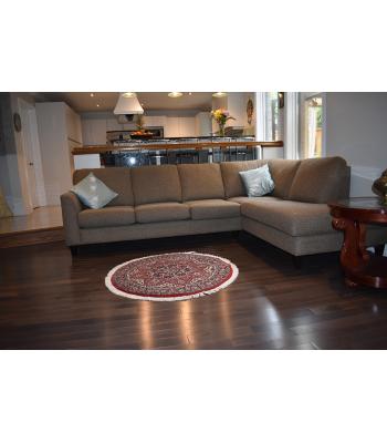 107 Cm Beautiful Open Medallion Design Traditional Round Rug