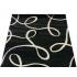 152 x 244 Black and White Modern Snowflake Turkish Rug