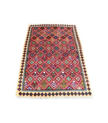 95 X 146 Unique Persian Tribal Design Handmade Wool Rug