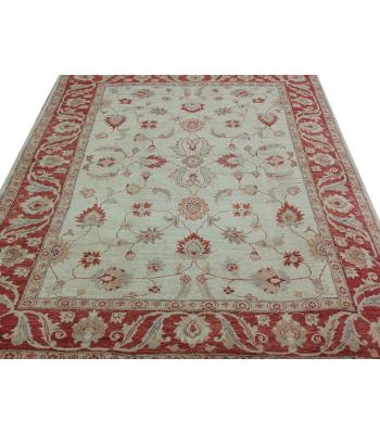183 x 254 Beautiful Red Bordered Afshar Design Rug