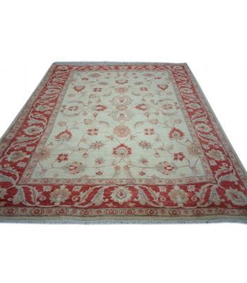 Beautiful red bordered Afshar design rug