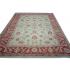 Beautiful red bordered Afshar design rug