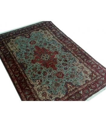 196 x 300 Semi-antique Handmade Persian Tabriz Wool Rug