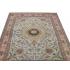 Timeless Persian handmade wool and silk Tabriz rug