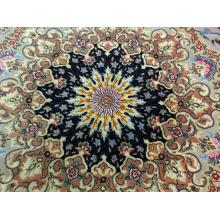 213 x 305 Timeless Persian Handmade Wool and Silk Tabriz Rug