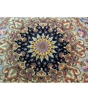 213 x 305 Timeless Persian Handmade Wool and Silk Tabriz Rug