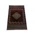 91 x 137 Bold & Dark Oriental Afghan Wool Rug