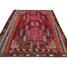 167 x 366 Bold and Beautiful Diamond Kilim Persian Handmade Wool Rug