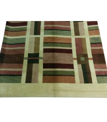 152 x 244 Unique and Bold Indo Nepal Oriental Modern Handmade Rug