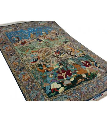 Superb Hand made Esfahan antique rug