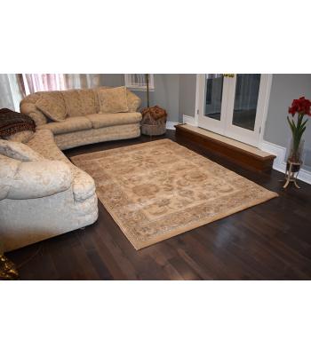 167.64 X 243.84 Gorgeous Cream, Camel Grey and Brown Choobi Design Traditional Rug