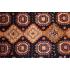109.72 x 188.97 Antique Persian Balchi Rug In Red, Blue, Orange Color
