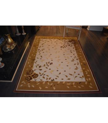 160 X 233 Eye-catching Traditional Modern All Over Flower & Leaf Design Rug
