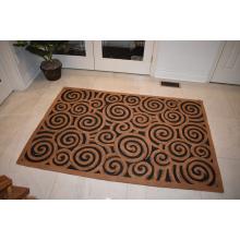 121.92 X 182.88 Soft And Stylish Spirals Design Jute Modern Rug