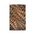 152.4 X 234.69 Gorgeous Leaf Design Modern Rug In Brown, Cream & Blue Color