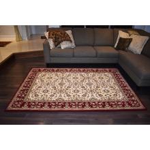 160 x 233 Flower and Leaf All Aver Design Silk Modern Rug