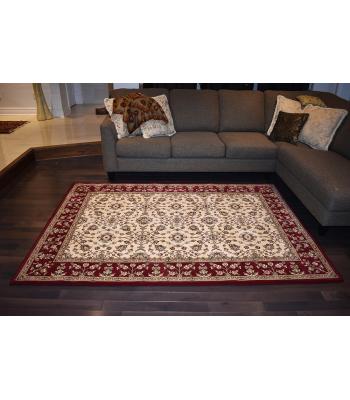 160 x 233 Flower and Leaf All Aver Design Silk Modern Rug