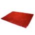 160 X 233 Soft & Stylish 1960's -1970's Vibes Red Shag Modern Rug