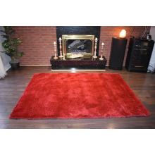 160 X 233 Soft & Stylish 1960's -1970's Vibes Red Shag Modern Rug