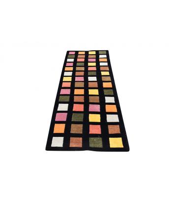 88.39 X 243.84 Beautiful And Basic Tibetan, Square Design Modern Runner Rug