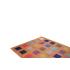 160 X 233 Classic Squares Design Orange & Multi-color Modern Rug